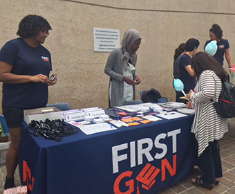 First-generation students connect during the UTSA First-Gen Fest