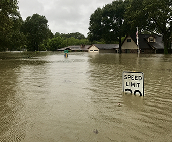 UTSA research confirms fecal bacteria contaminated surface water quality following Hurricane Harvey