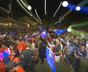 The future looks bright at UTSA Midnight Light