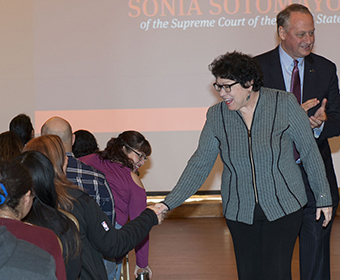 Sonia Sotomayor visits UTSA