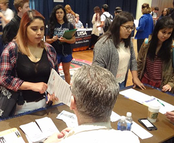 UTSA students march into their major on March 27