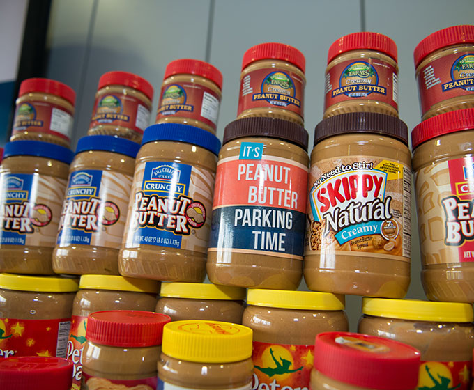 Pay eligible parking citations with peanut butter donations