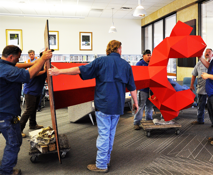 Torch of Friendship sculptor’s work on display at UTSA, across San Antonio