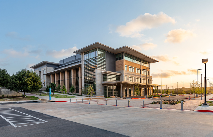 The southern exterior of the new Science and Engineering Building