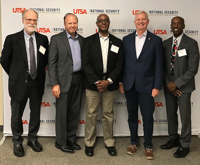 CISA leadership visits UTSA National Security Collaboration Center