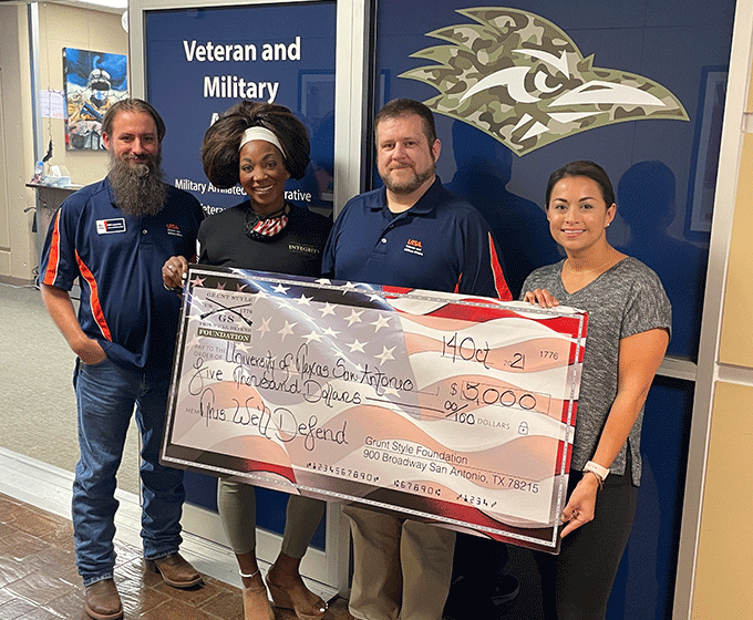 Four UTSA student veterans earn grants to support their higher-ed journeys
