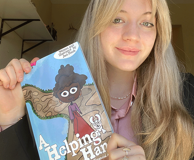 Honors student publishes children’s books to promote financial literacy