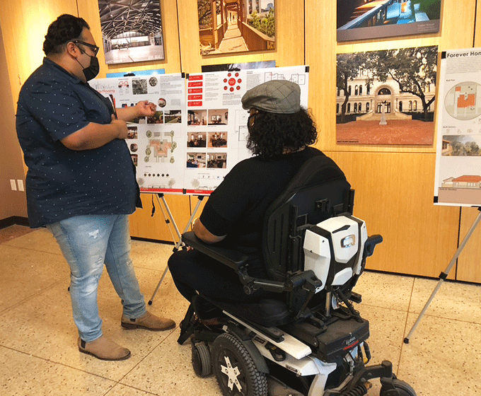 UTSA architecture students committed to designing homes for people with disabilities