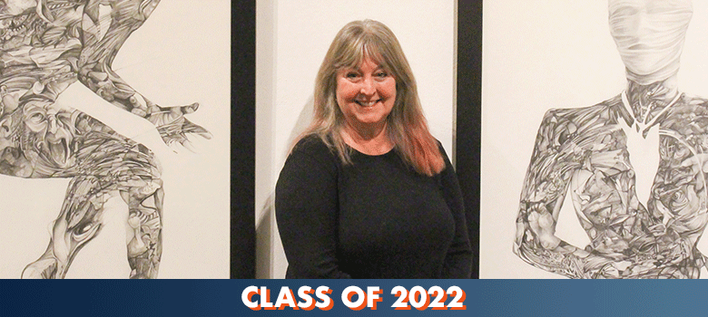 Kim Bishop earns M.F.A. at UTSA 30 years after B.F.A.