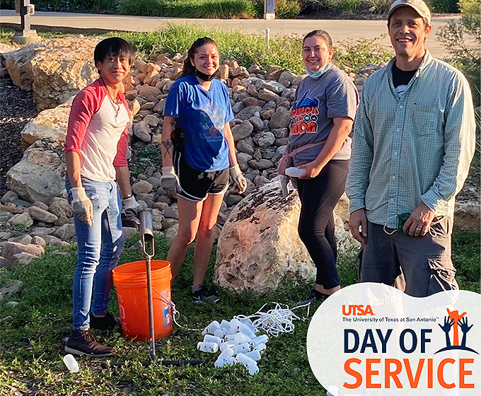 Roadrunner Nation gives back during UTSA Day of Service on April 16