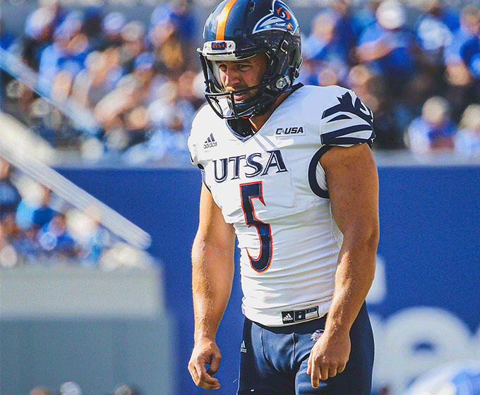 UTSA kicker Hunter Duplessis collects second consecutive Conference USA Scholar Athlete of the Year award