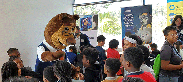 Alan CyBear and UTSA teach kids in D.C. about cybersecurity