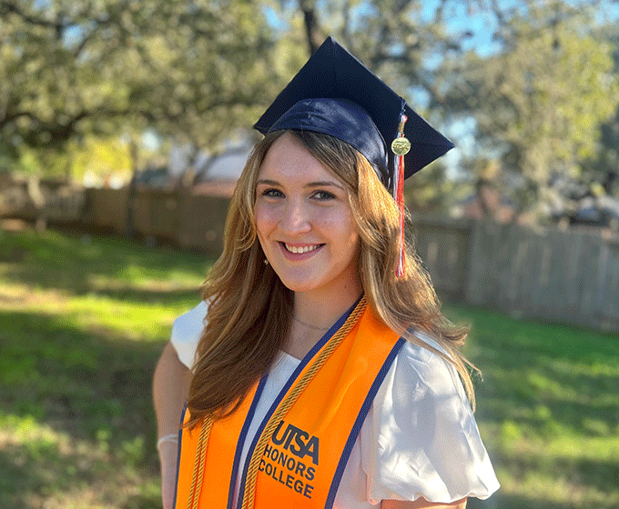 Advice from Honors College grad Miranda Boggan? Try everything! 
