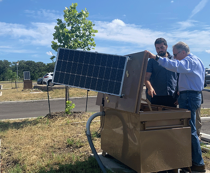 UTSA researchers use parking lots to improve water sustainability