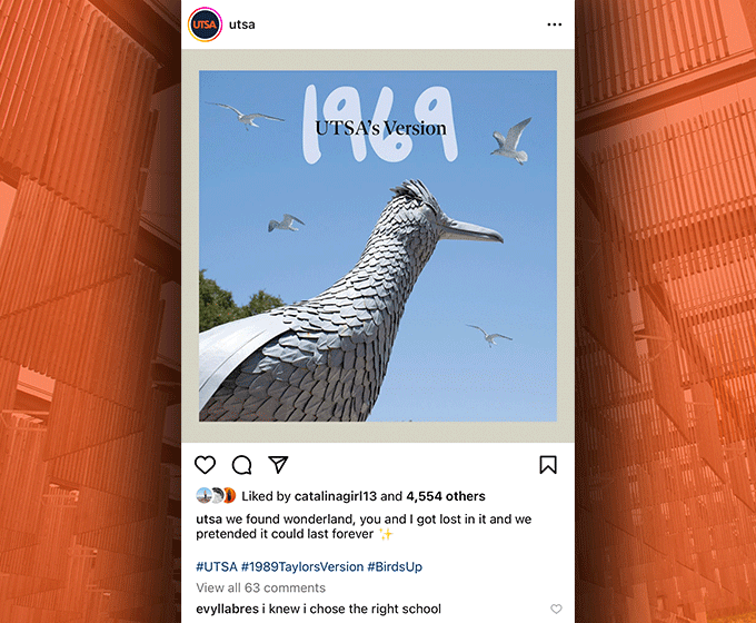 @UTSA recognized as one of nation’s most-engaged social media channels