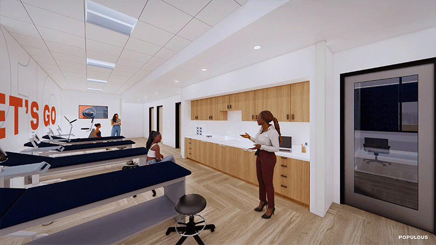 Athletic medicine space
