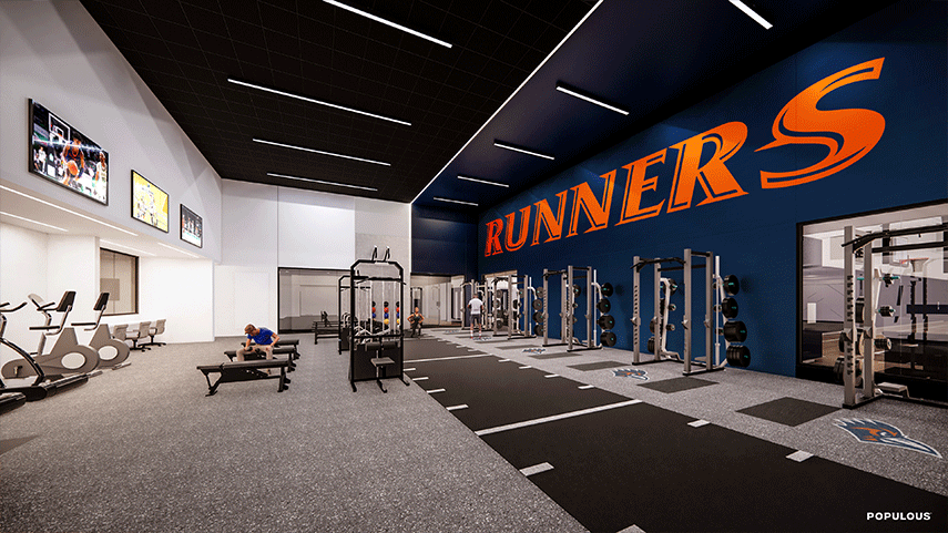Weight room