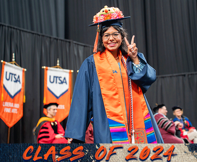 Traditions help UTSA graduates stand out at Commencement