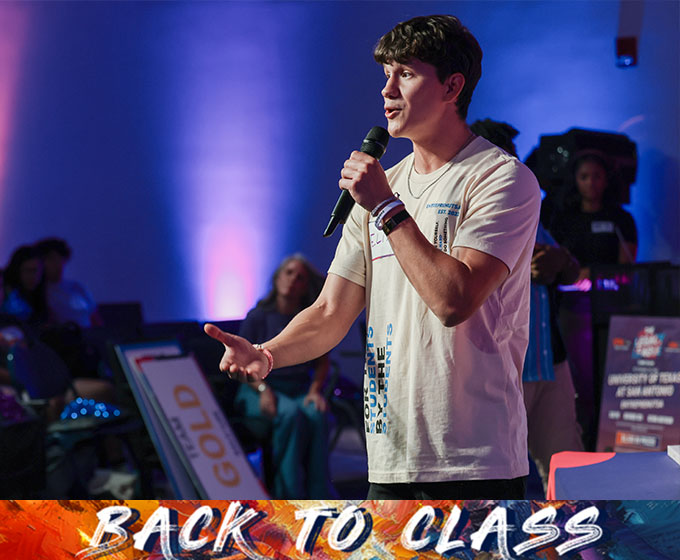 UTSA scholarship recipient is leading initiatives in innovation and service