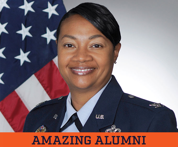 U.S. Air Force Col. Shamekia Toliver ’02 leads with engineering expertise