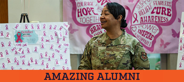 U.S. Air Force Col. Shamekia Toliver ’02 leads with engineering expertise