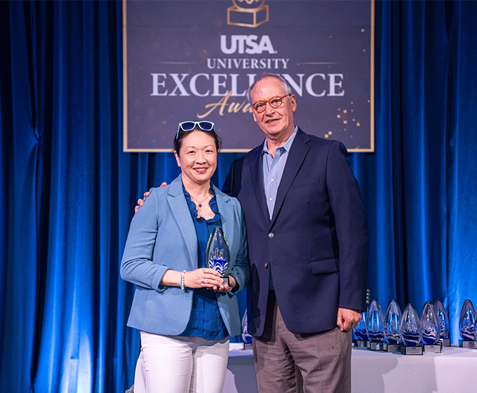 Five UTSA faculty members honored for research achievements