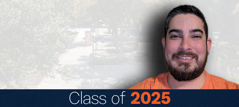 Grad Jason Gaytan encourages students to build strong relationships with faculty