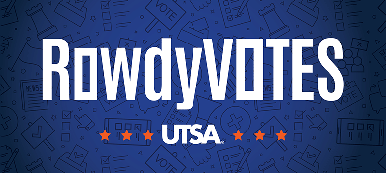 Vote early at the UTSA Main Campus for May 3 election