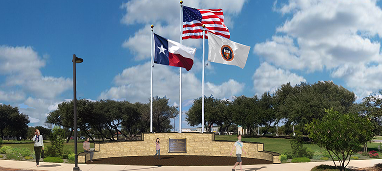 Student-led project raises thousands to build special memorial on UTSA Main Campus
