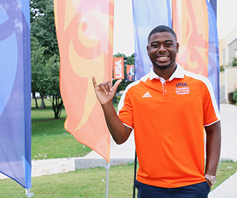 Meet a Roadrunner: Communications major Jacorey Patterson has a passion for helping new 'Runners